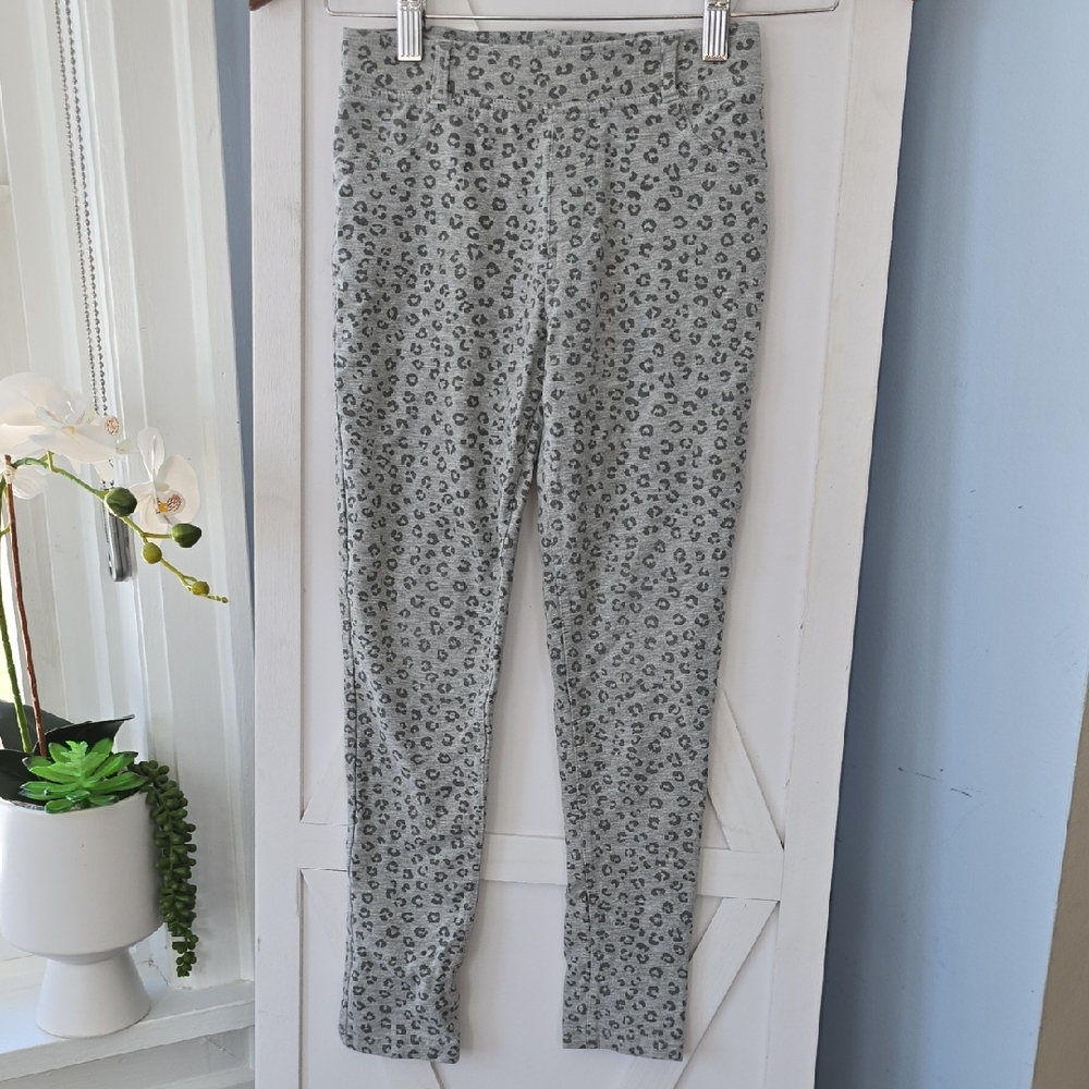 Gray Leopard Leggings